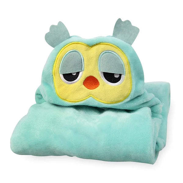 Baby Blore Blanket Owl Green - Sunshine