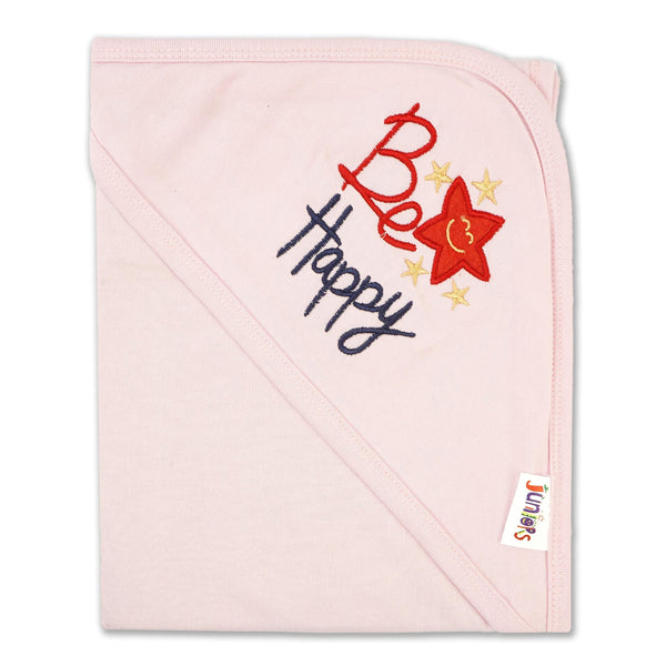 Baby Wrapping Sheet Be Happy Pink - Sunshine