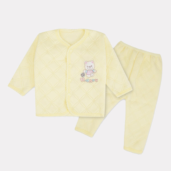 Baby Warm Sleepsuit Set Yellow - Sunshine