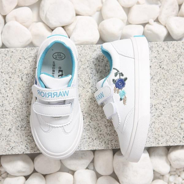 Girls Sneakers Blue White Sunshine