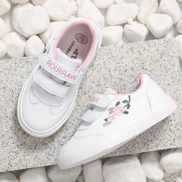 Girls Sneakers Pink White Sunshine – Baby Planet