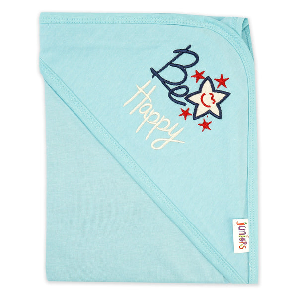 Baby Wrapping Sheet Be Happy Light Blue - Sunshine