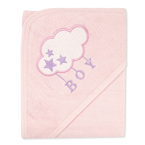 Baby Bath Towel Pink - Sunshine