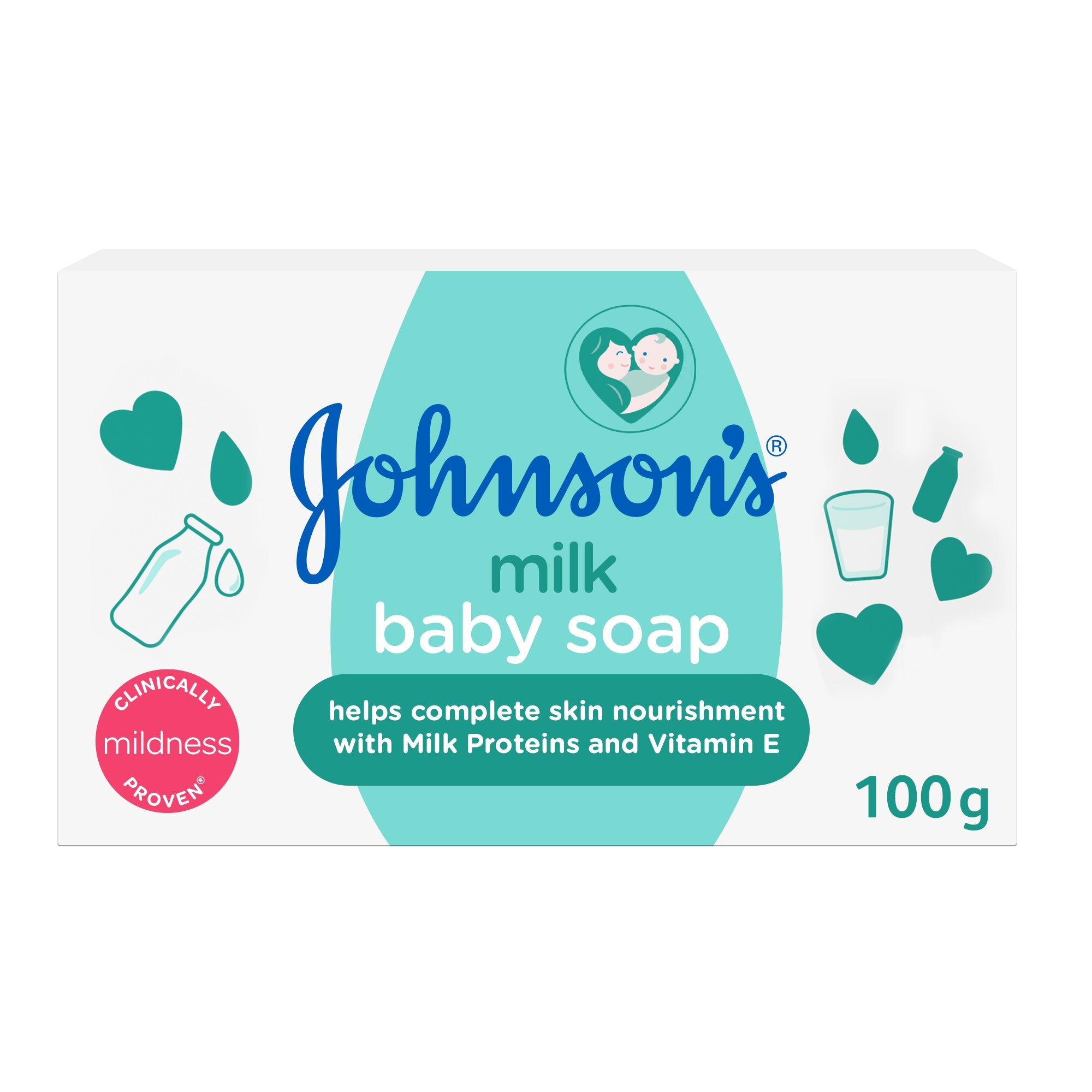 Johnsons Baby Milk Soap 100G Sunshine Baby