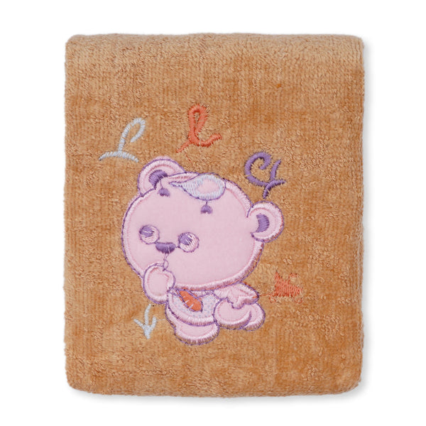 Baby Bath Towel Bear Brown - Sunshine