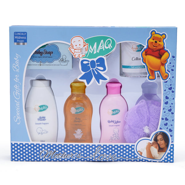 Baby 6Pcs Bath Set Blue - Sunshine