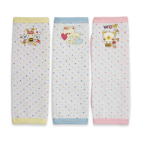 Baby Pack Of 3 Face Towels - Sunshine