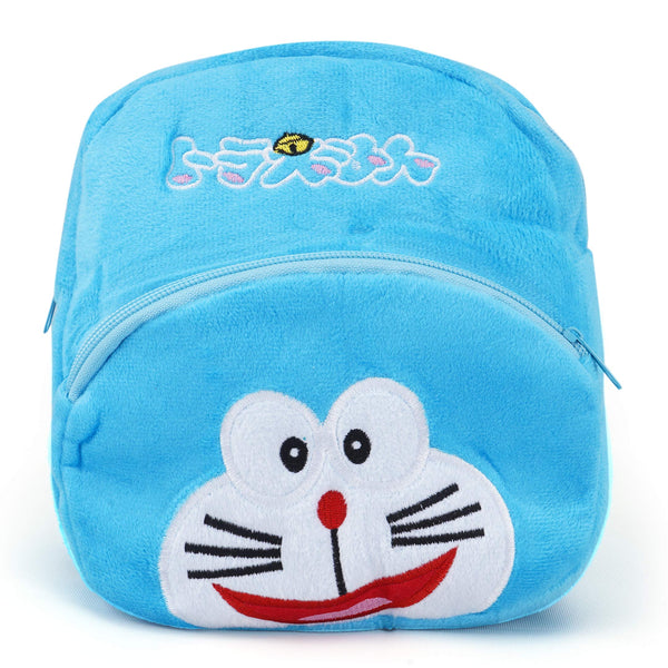 Baby Character Plush Backpack Doraemon Blue (Small) - Sunshine