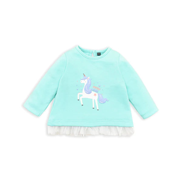 Cuddle & Cradle Cotton Stretch-Fleece Sweatshirt - Unicorn