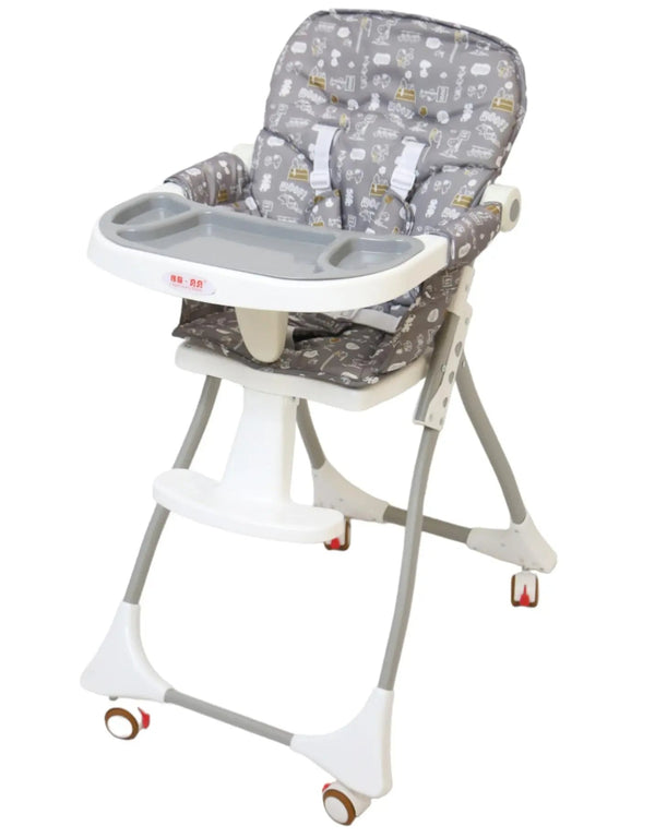 Infantes Baby Highchair Grey & White