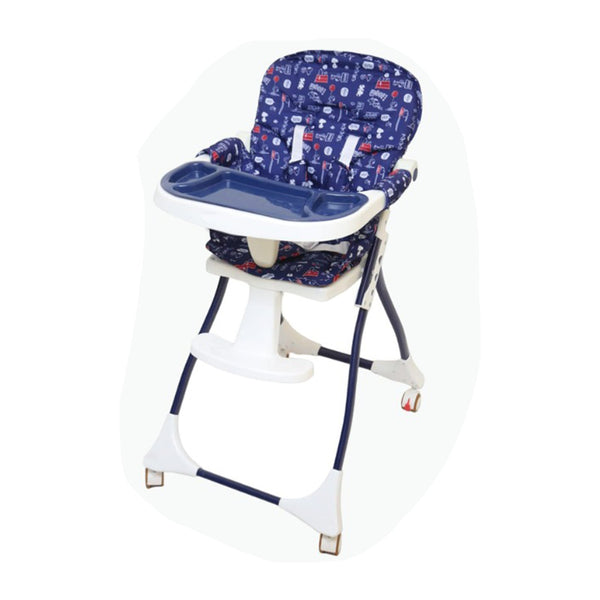 Infantes Baby Highchair Navy Blue & White