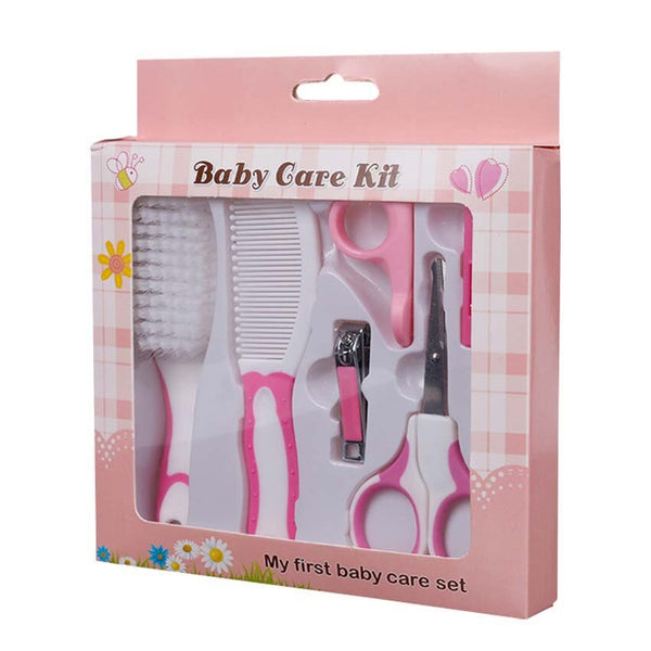 Baby Grooming Kit 6 Pcs Pink - Sunshine