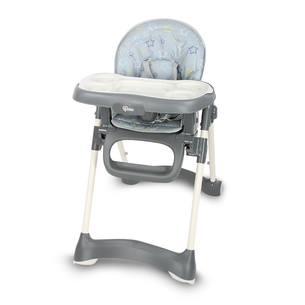 Baby high chair clearance grey