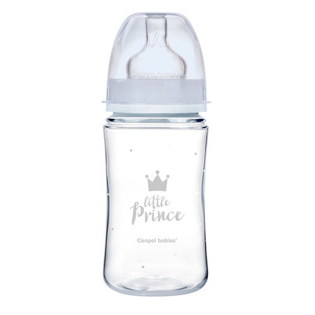 Canpol Babies Anti-Colic Wide Neck Bottle 240Ml Pp Easy Start Prince Blue