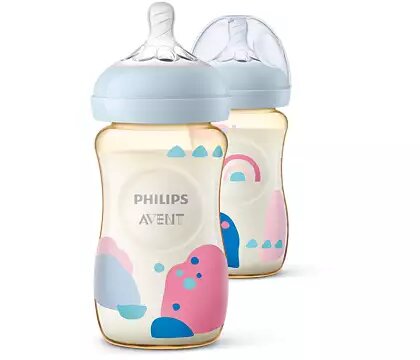Avent Natural PPSU 260ml Baby Bottle PK2