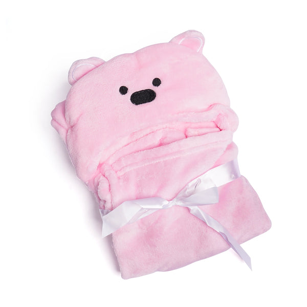 Baby Blore Blanket Bear Pink - Sunshine