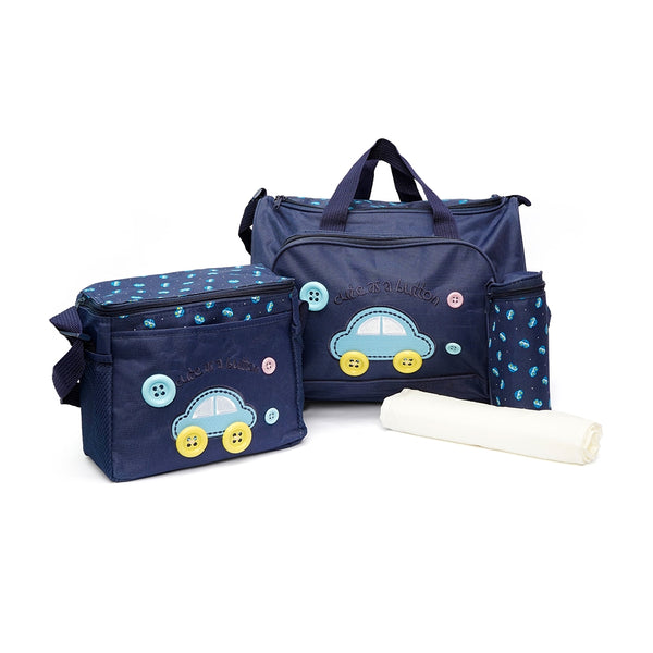 Baby Pack of 3 Diaper Bag Car Dark Blue - Sunshine