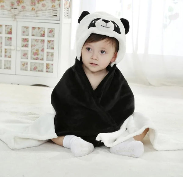 Baby Blore Blanket Panda Black - Sunshine