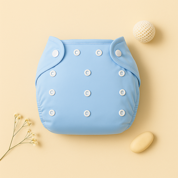 Reusable Baby Nappies Blue - Sunshine