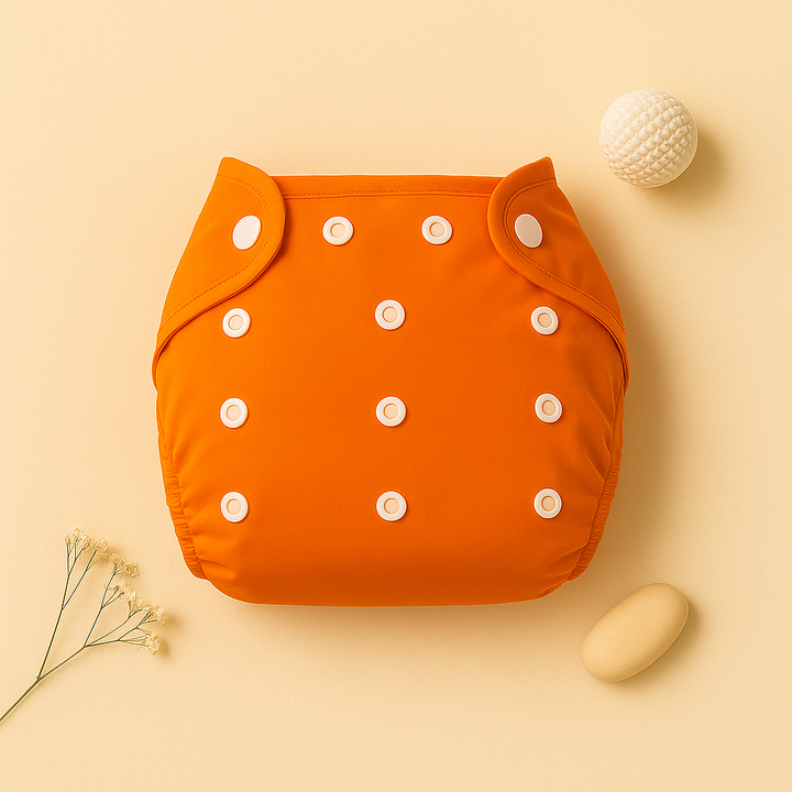 Reusable Baby Nappies Orange - Sunshine