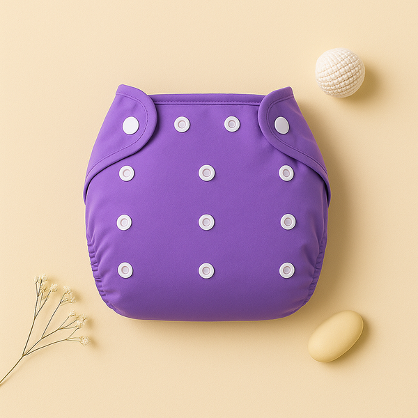 Reusable Baby Nappies Purple - Sunshine