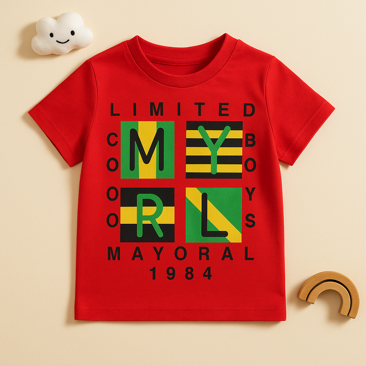 FINERY KIDS COTTON T SHIRT COOL BOYS RED 11-12Y