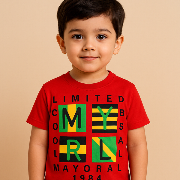 FINERY KIDS COTTON T SHIRT COOL BOYS RED 11-12Y