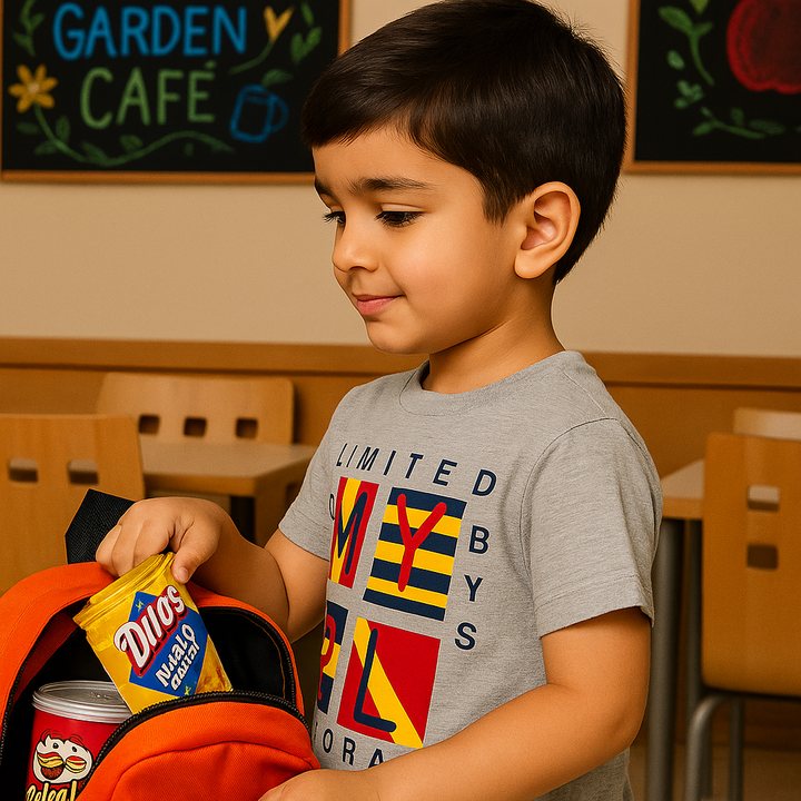 FINERY KIDS COTTON T SHIRT COOL BOYS GREY 11-12Y