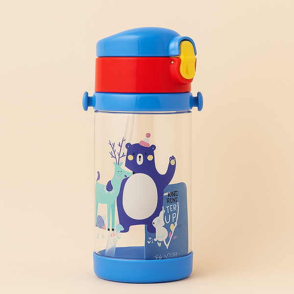 SUNSHINE BABY WATER BOTTLE BEAR BLUE 600 ML AX-21013