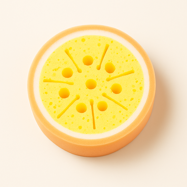 Baby Bath Sponge Fruit Orange - Sunshine