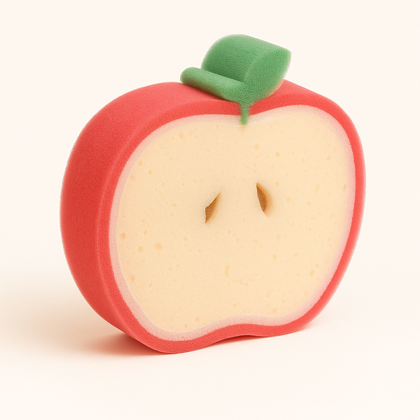 Baby Bath Sponge Fruit Apple - Sunshine