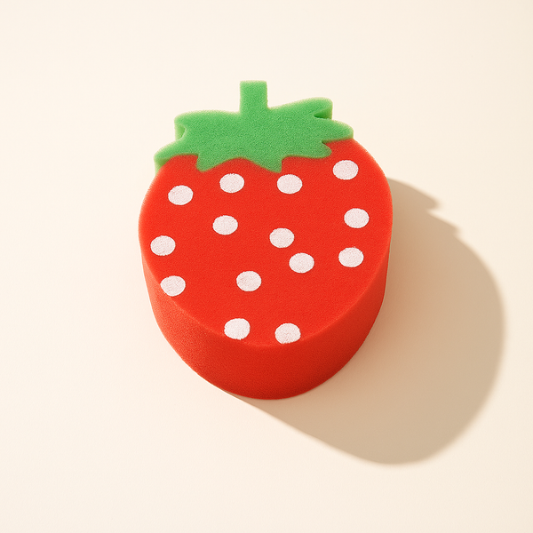 Baby Bath Sponge Fruit Strawberry - Sunshine