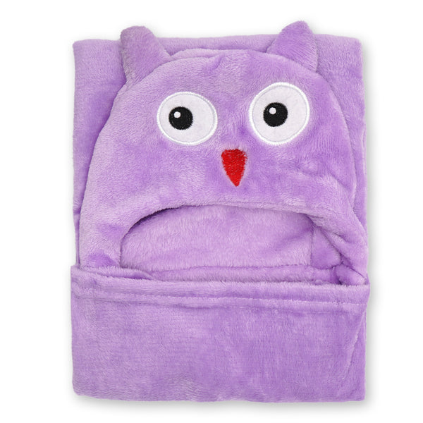 Baby Blore Blanket Purple Owl - Sunshine