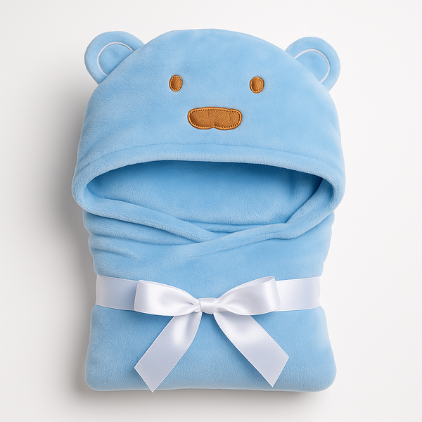 Baby Blore Blanket Blue Bear - Sunshine