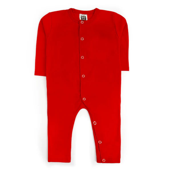 Baby Sleepsuit Cartoon Red - Sunshine