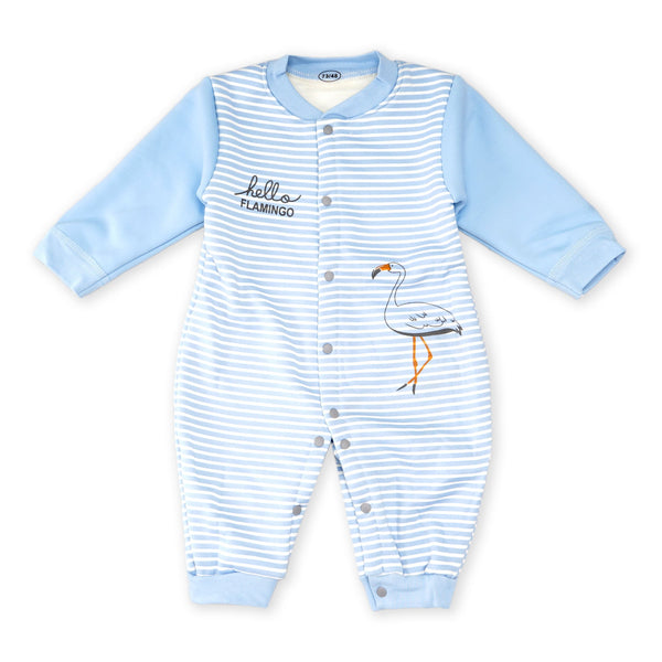 Little Sparks Baby Sleeve Rompers Blue Stripe (18-24 Month)