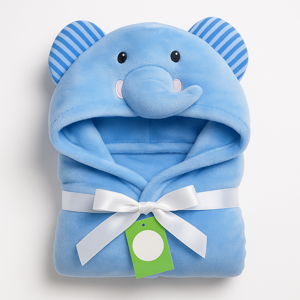 Baby Blore Blanket Blue Elephant - Sunshine