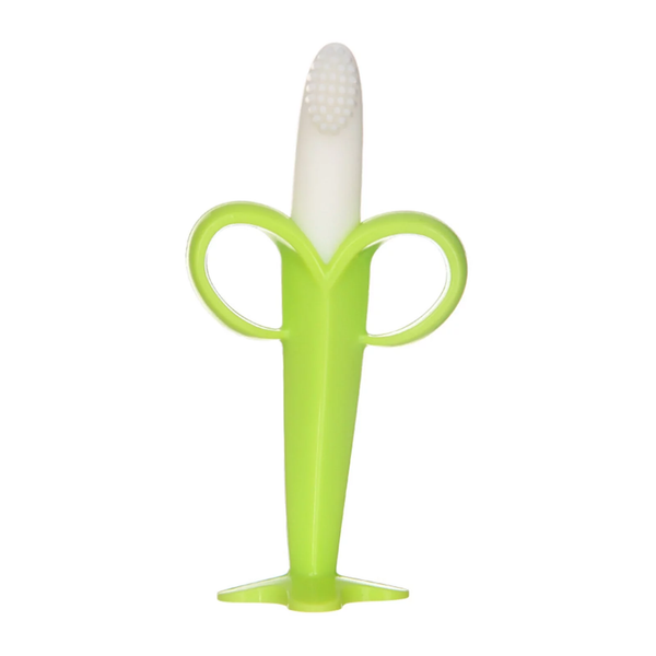 Little Sparks Baby Bendable Banana Teether Green