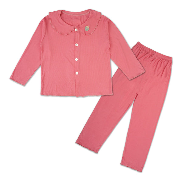Little Sparks Girls Nightwear Pajama Set Pink