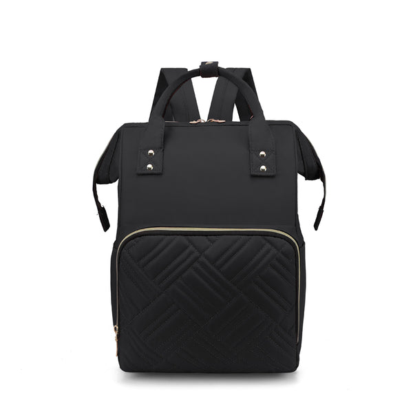 Baby Diaper Bag (Waterproof) Pattern Black - Sunshine