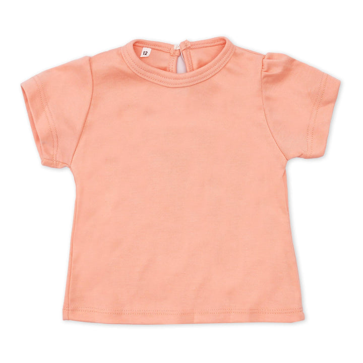 LITTLE STAR GIRLS DUNGAREE HEARTS PEACH NO.13 3 Y