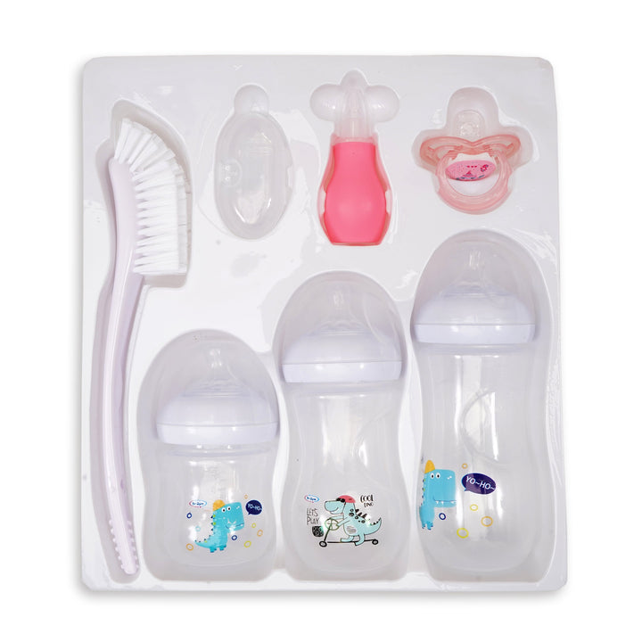 JUNIOR BABY FEEDER SET TRANSPARENT WHITE