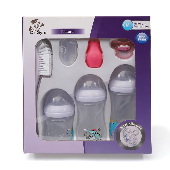 JUNIOR BABY FEEDER SET TRANSPARENT WHITE