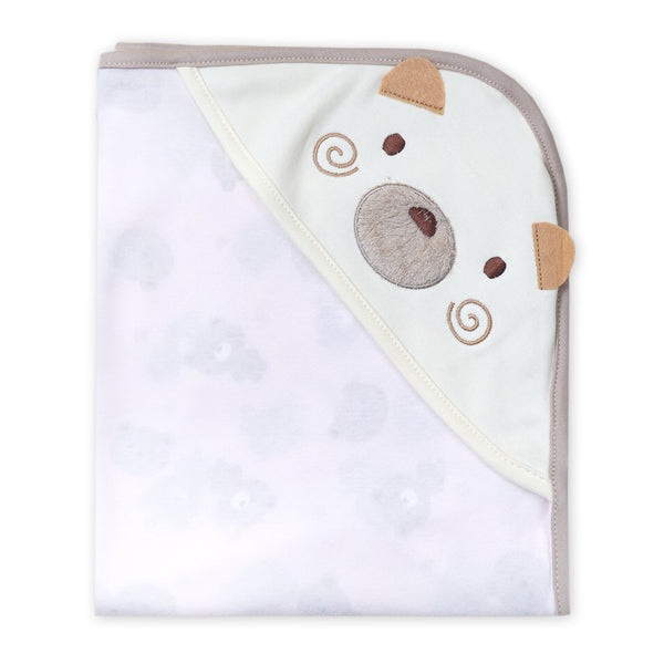 SUNSHINE BABY WRAPPING SHEET BEAR BROWN AND PINK