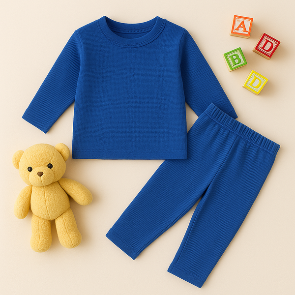 Kids Rib Innerwear Royal Blue - Sunshine