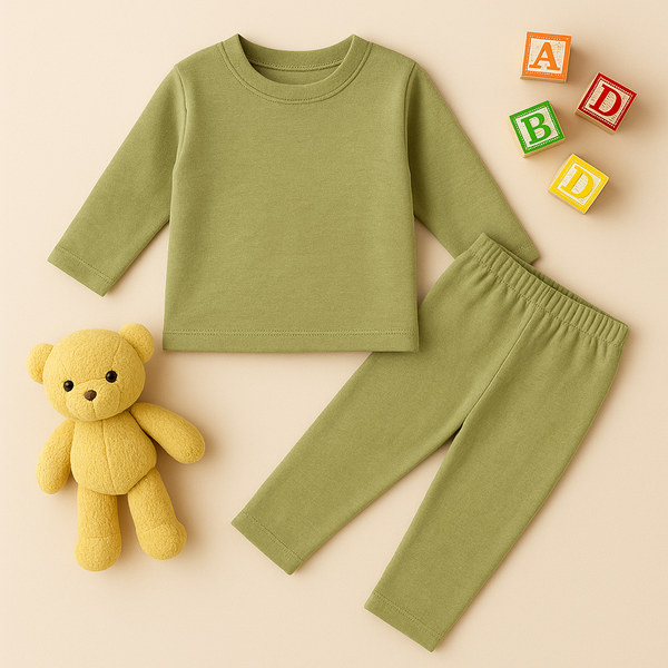 Kids Rib Innerwear Light Green - Sunshine