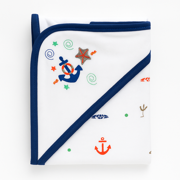 OOLAA BABY WRAPPING SHEET ARROW NAVY BLUE