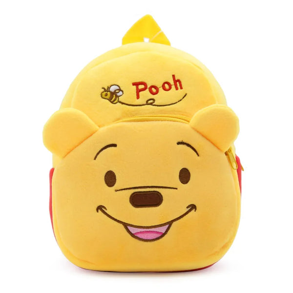 Baby Character Plush Backpack Bag Pooh Yellow - Sunshine