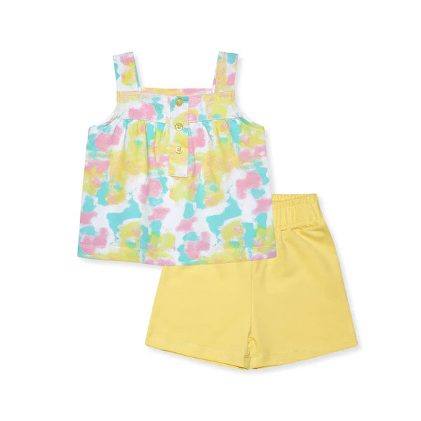 CUDDLE & CRADLE GIRLS TOP & SHORTS SET 18-24M