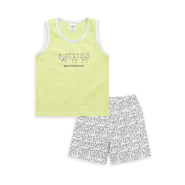 CUDDLE & CRADLE TANK-TOP & SHORT BEST FRIEND FOREVER 4-5Y